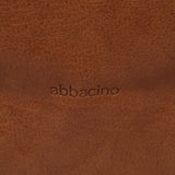 Bolso de hombro en piel cognac