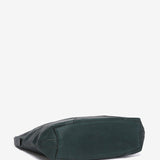 Bolso de hombro en piel verde