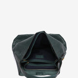 Bolso de hombro en piel verde