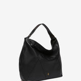 Bolso de hombro en piel negra