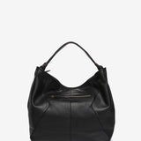 Bolso de hombro en piel negra