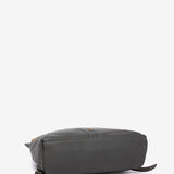 Mochila en piel gris