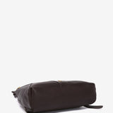 Mochila en piel marrón