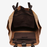 Bolso shopper en piel dorada