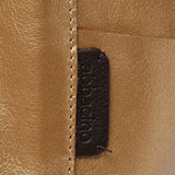 Bolso shopper en piel dorada