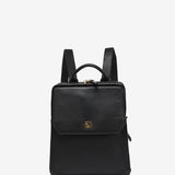 Mochila en piel negra