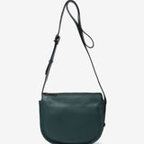 Bandolera en piel verde