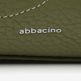 Bolso de mano en materiales reciclados verde