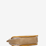 Borsa a tracolla in materiale riciclato beige