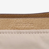 Borsa a tracolla in materiale riciclato beige