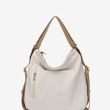Bolso - mochila en materiales reciclados beige