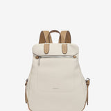 Mochila en materiales reciclados beige