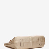 Bolso shopper en materiales reciclados dorado