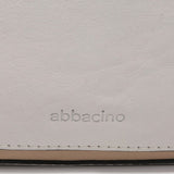 Bolso de hombro en piel beige
