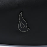 Borsa a tracolla in pelle nera