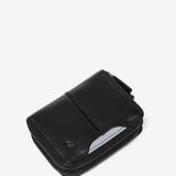 Cartera pequeña en piel negra