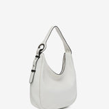 Borsa a tracolla in pelle bianca