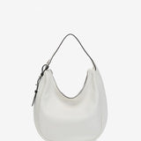 Borsa a tracolla in pelle bianca