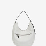 Borsa a tracolla in pelle bianca
