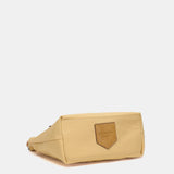 Yellow recycled material organizer
