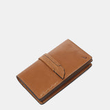 Bandolera mini en piel cognac