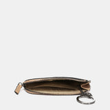 Tarjetero en piel camel