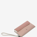 Cartera grande en piel rosa