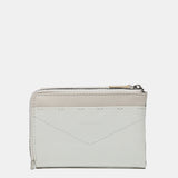 Cartera pequeña en piel blanca