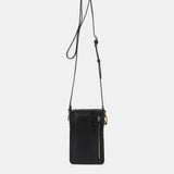 Bolso para el móvil en piel negra