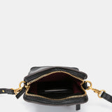 Bolso para el móvil en piel negra