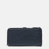 Große blaue Brieftasche