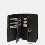 Medium green leather wallet