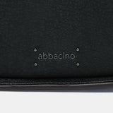 Black recycled material shoulder bag