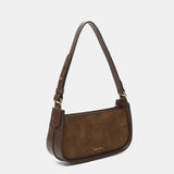 Green recycled material shoulder bag