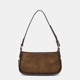 Green recycled material shoulder bag