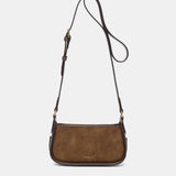 Green recycled material shoulder bag