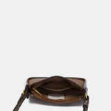 Green recycled material shoulder bag