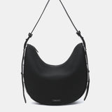 Bolso de hombro en materiales reciclados negro