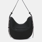 Bolso de hombro en materiales reciclados negro