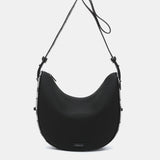 Bolso de hombro en materiales reciclados negro