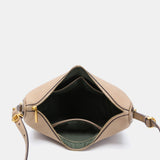 Bolso de hombro en materiales reciclados taupe