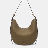 Bolso de hombro en materiales reciclados verde