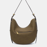 Bolso de hombro en materiales reciclados verde
