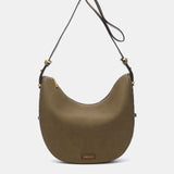 Bolso de hombro en materiales reciclados verde