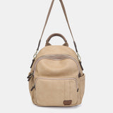 Mochila en materiales reciclados camel
