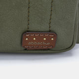 Green recycled material backpack