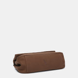 Bolso de hombro en materiales reciclados marrón