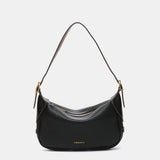 Bolso de hombro en materiales reciclados negra