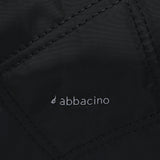 Black recycled material shoulder bag
