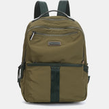 Green recycled material backpack